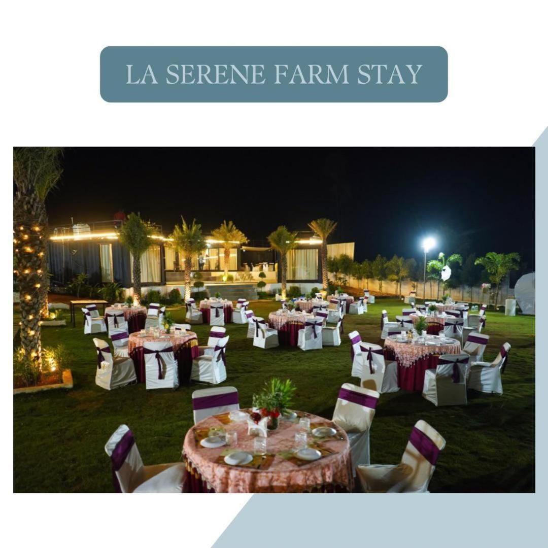La Serene Farm Stay - Luxary 4 Bed Room Property Hajdarábád Exteriér fotografie
